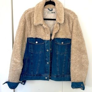 Topshop Teddy Jean Jacket